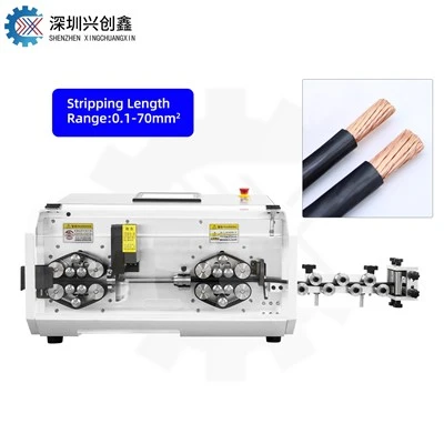 Máy cắt và tuốt cáp hoàn toàn tự động